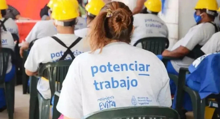 Potenciar Trabajo, ANSES, Planes sociales. Foto: X