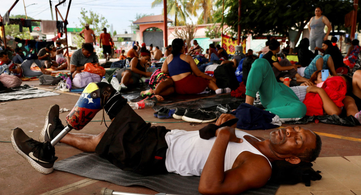 Caravanas de migrantes rumbo a Estados Unidos. Foto: Reuters