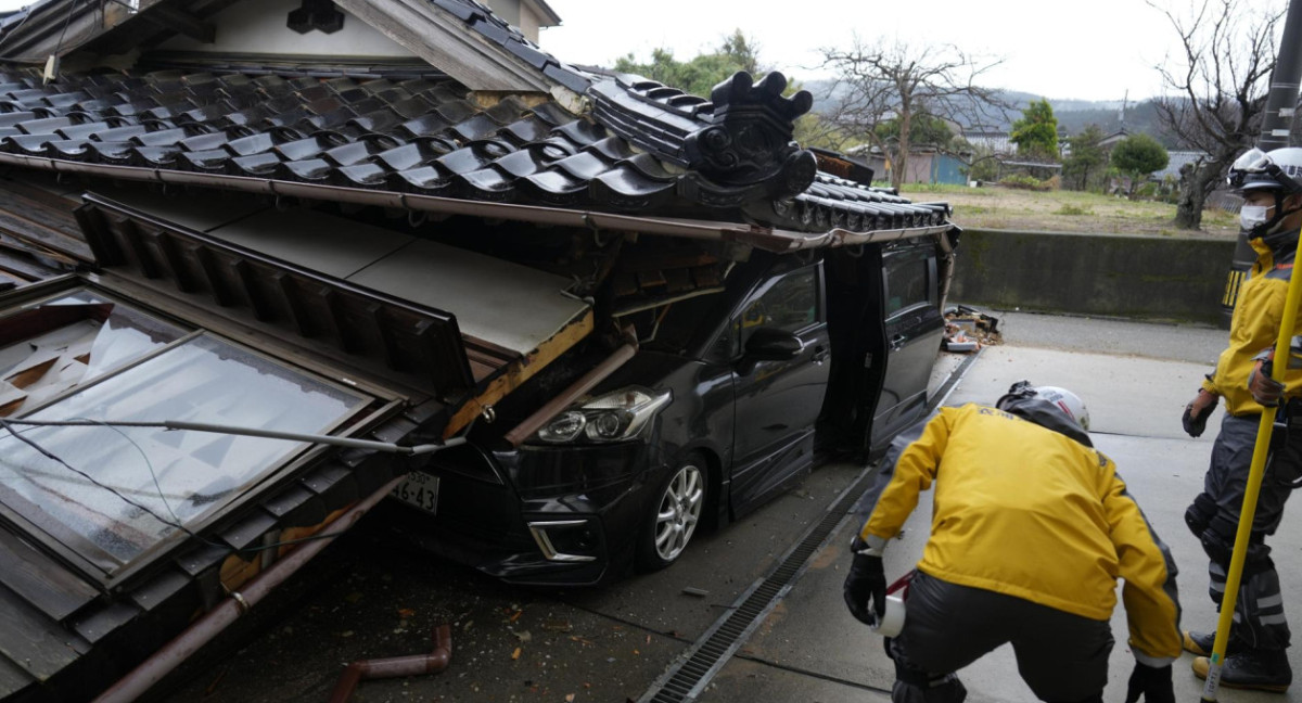 Terremoto en Japón. Foto: EFE.