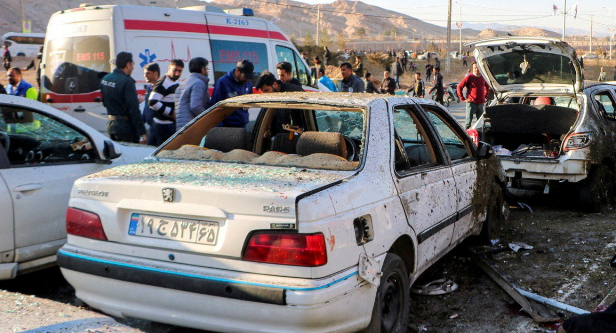 Destrozos por las explosiones. Foto: Reuters