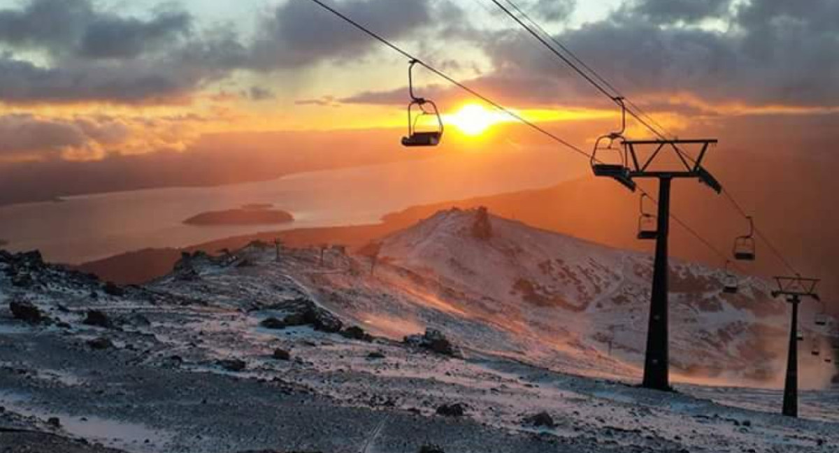 Cerro catedral. Bariloche. Foto: Twitter