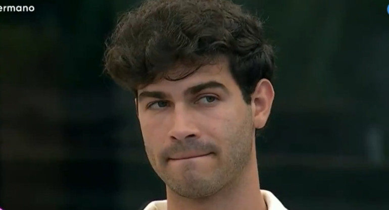 Nicolás fue sancionado en Gran Hermano. Foto: Captura.