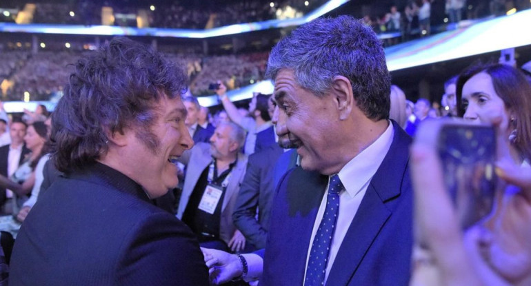 Jorge Macri y Javier Milei. Foto: Instagram.