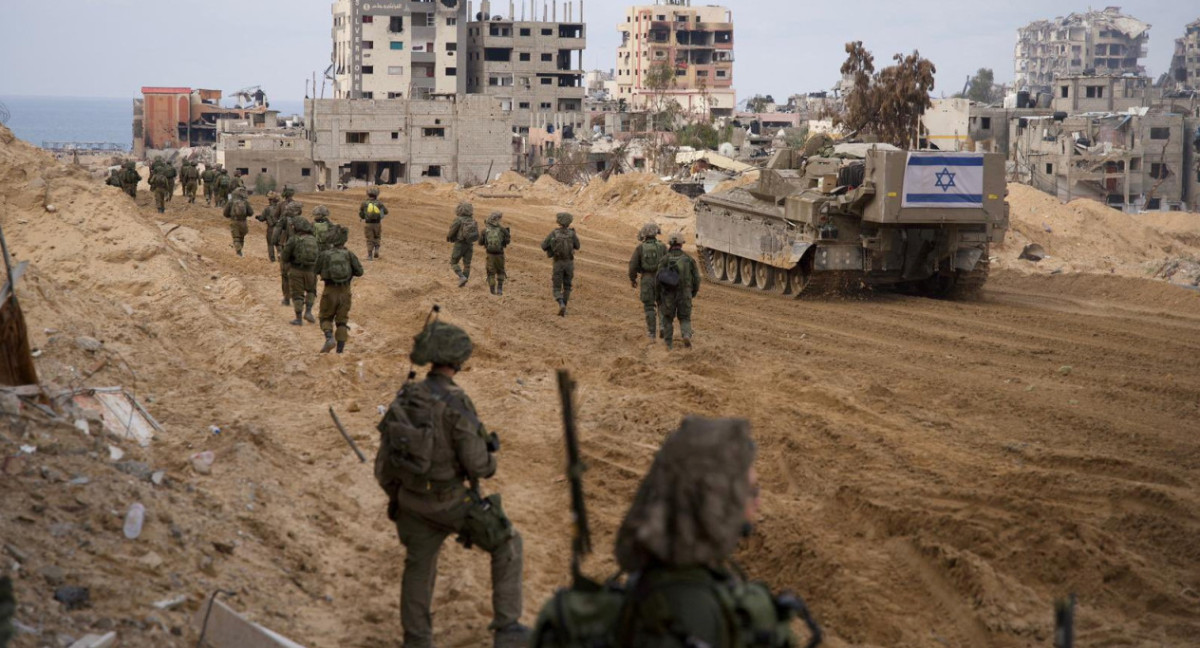 El Ejército israelí en Gaza. Foto: Reuters