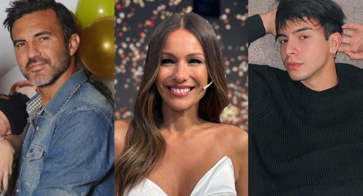 Pampita, Fabian Cubero y Rusherking. Foto: Instagram