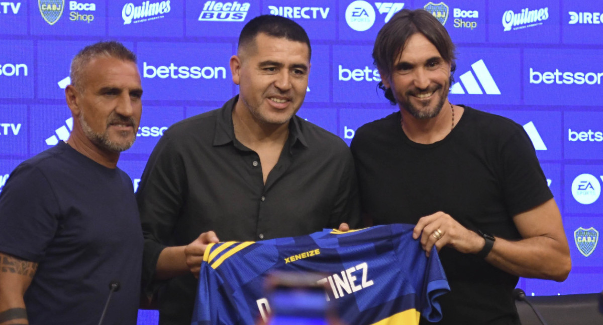 Diego Martínez, entrenador de Boca JuniorsBoca Juniors. Foto: Télam