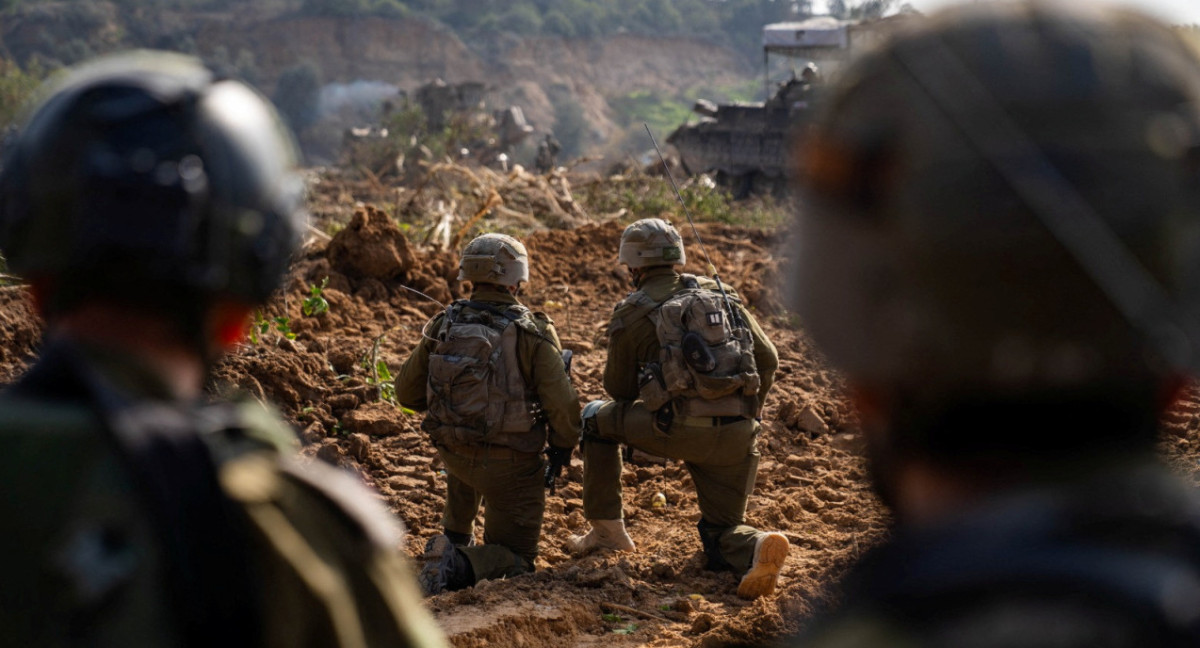 Ejército israelí en Gaza. Foto: Reuters.