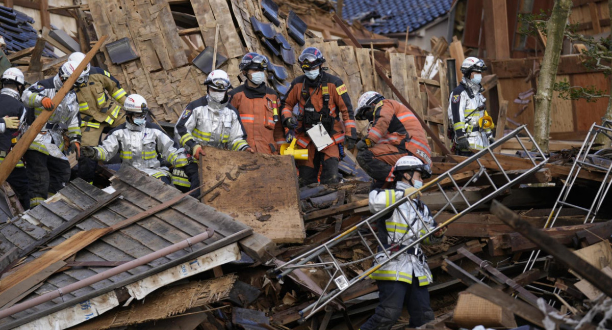 Terremoto en Japón. Foto: EFE.