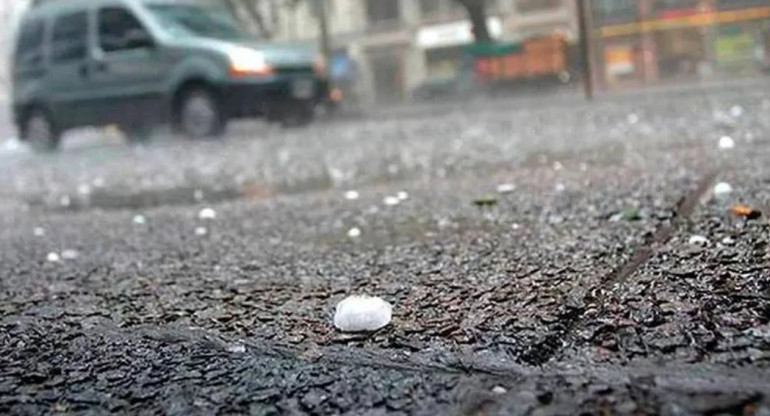 Lluvias en Buenos Aires. Foto: NA