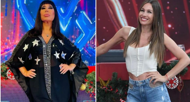 Moria Casán y Pampita. Fotos: Instagram.