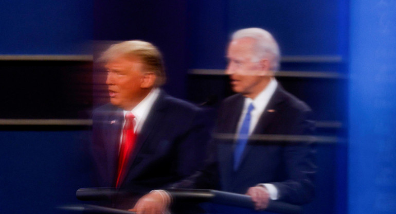 Donald Trump y Joe Biden. Foto: Reuters.