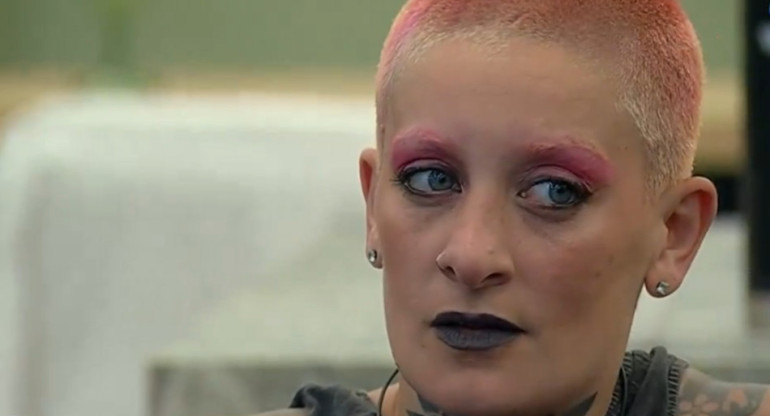 Furia de "Gran Hermano". Foto: Captura.