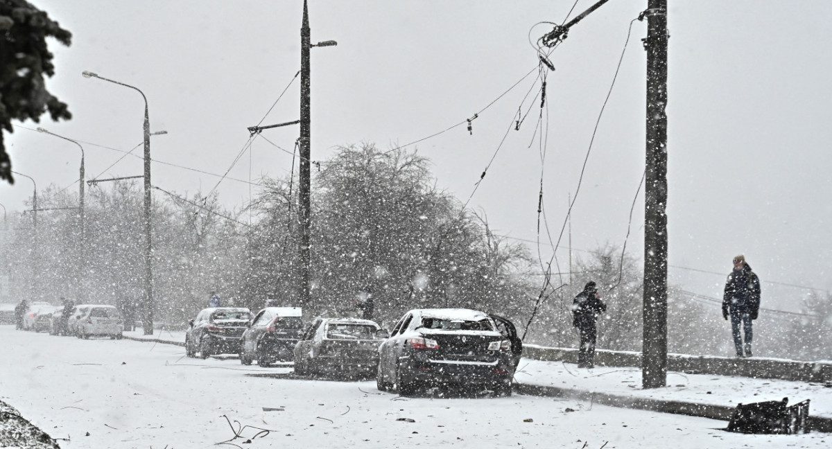 Apagón en Ucrania. Foto: Reuters.