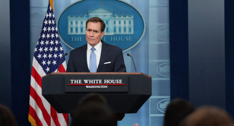 John Kirby, portavoz de la Casa Blanca. Foto: REUTERS.