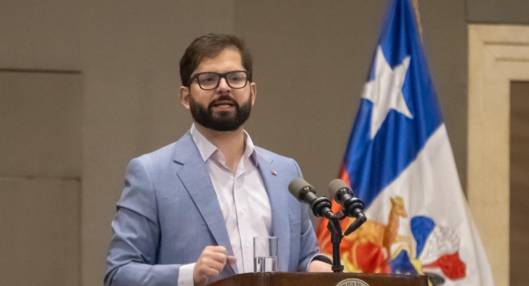 Gabriel Boric, presidente de Chile. Foto: EFE