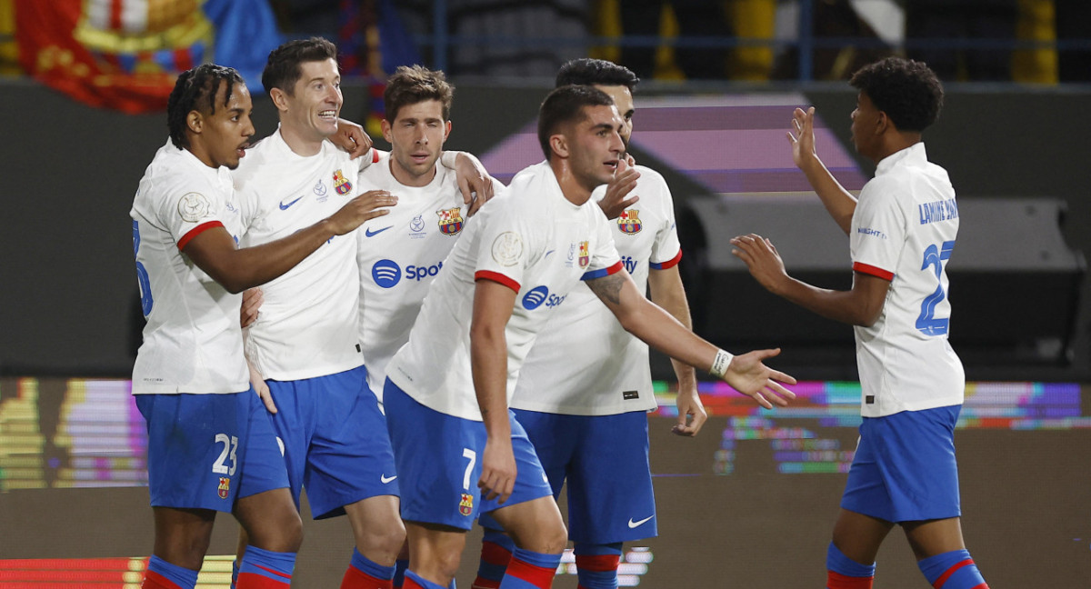 Supercopa de España, Barcelona vs. Osasuna. Foto: REUTERS.