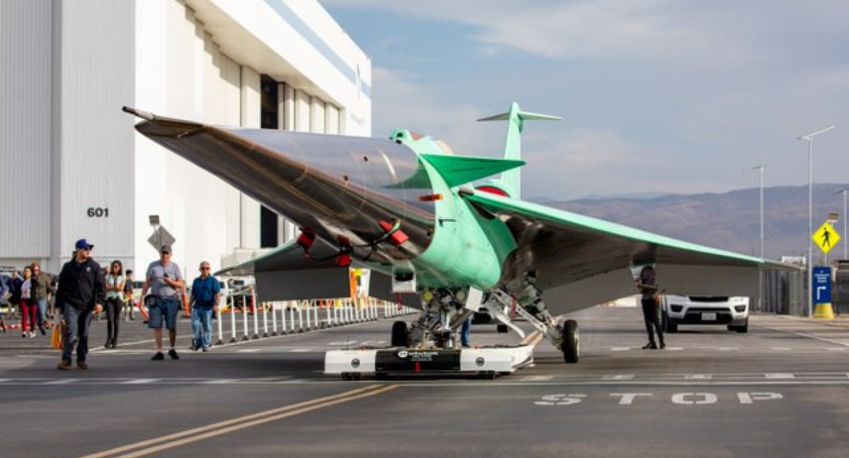 La aeronave experimental, X-59. Foto: X/@NASA