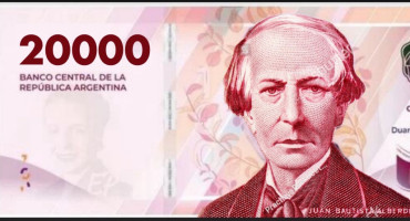 Nuevos billetes de $ 10.000 y $ 20.000. Foto: Twitter