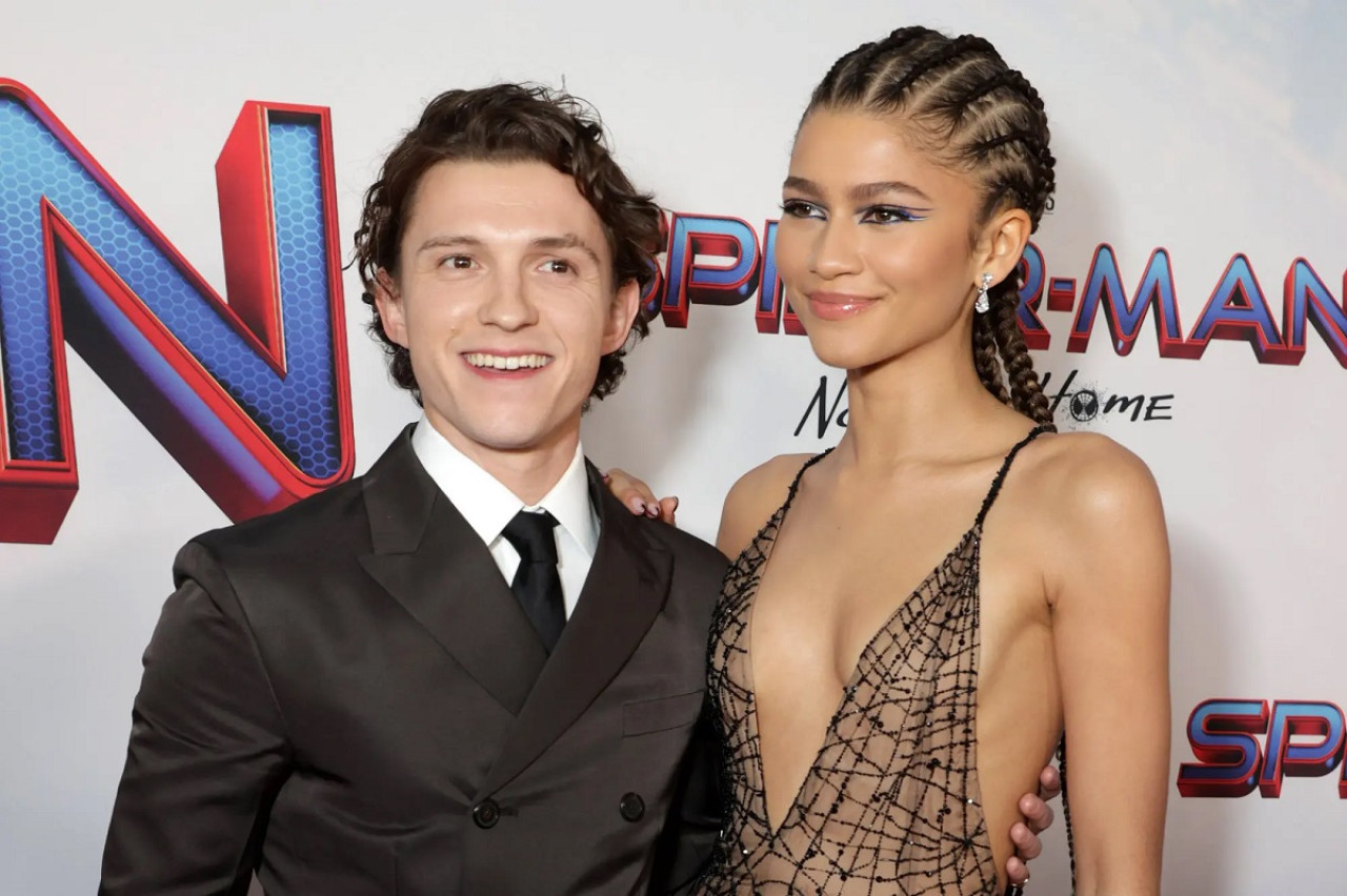 Tom Holland y Zendaya. Foto: Reuters.