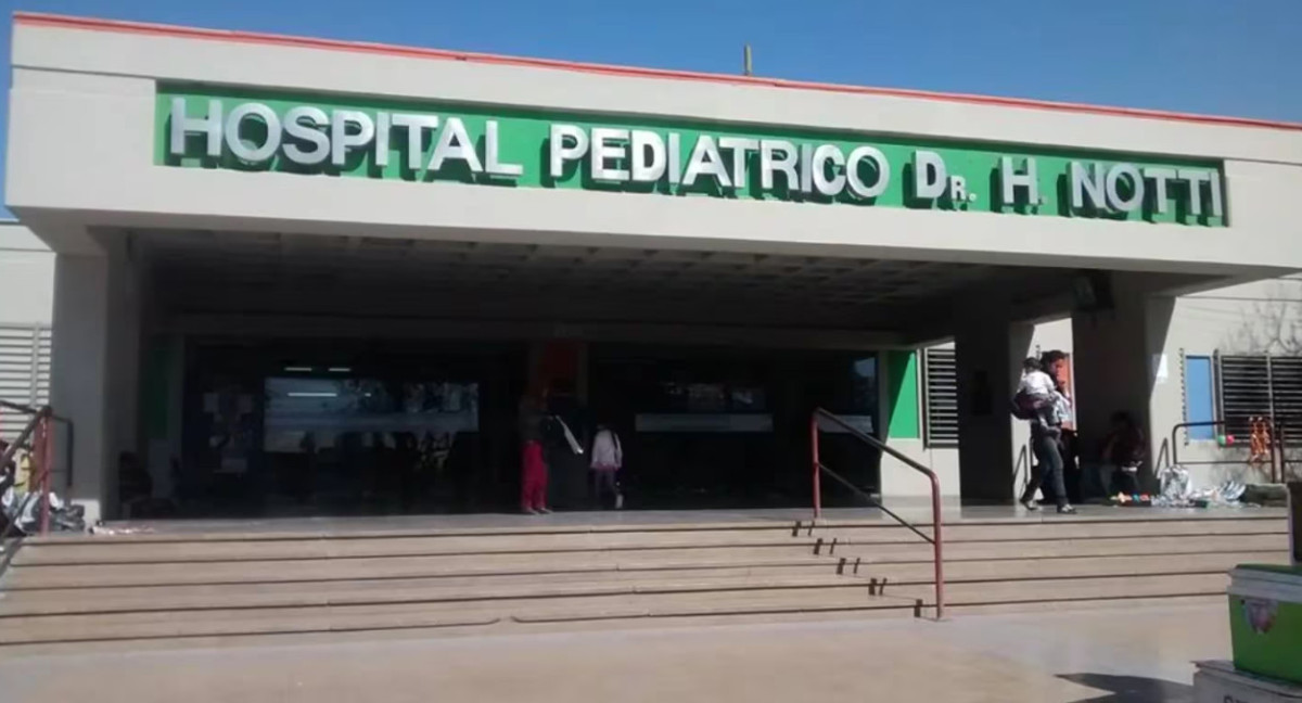 El hospital donde fue trasladada la niña. Foto: Facebook/Hospital Notti