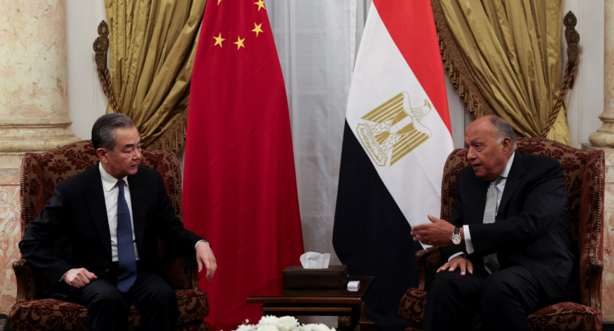 Reunión bilateral entre China y Egipto. Foto: Reuters.