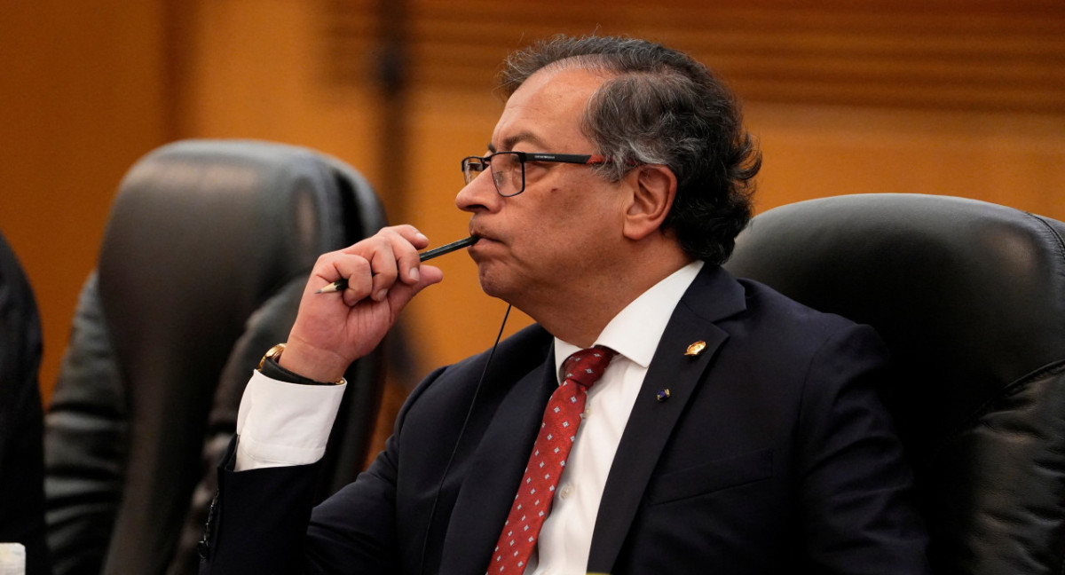 Gustavo Petro, presidente de Colombia. Foto: Reuters