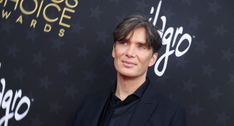 Cillian Murphy en los Critics Choice Awards. Foto: Reuters.