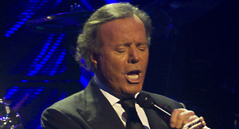 Julio Iglesias. Foto: NA.