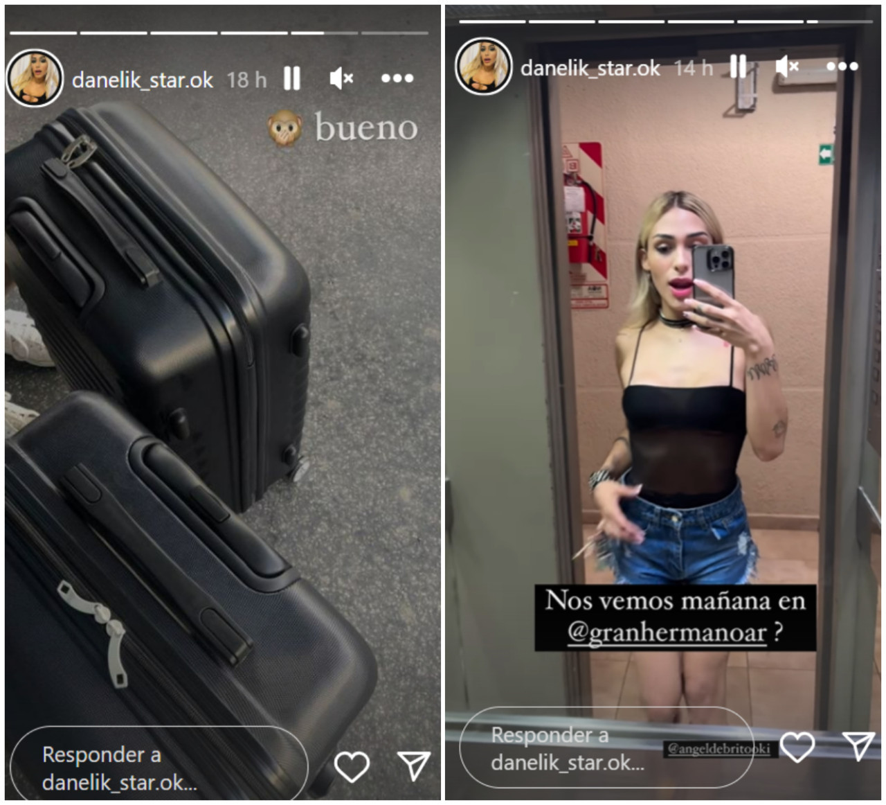 Las historias que despertaron sospechas entre los fans de Gran Hermano. Foto: Instagram.