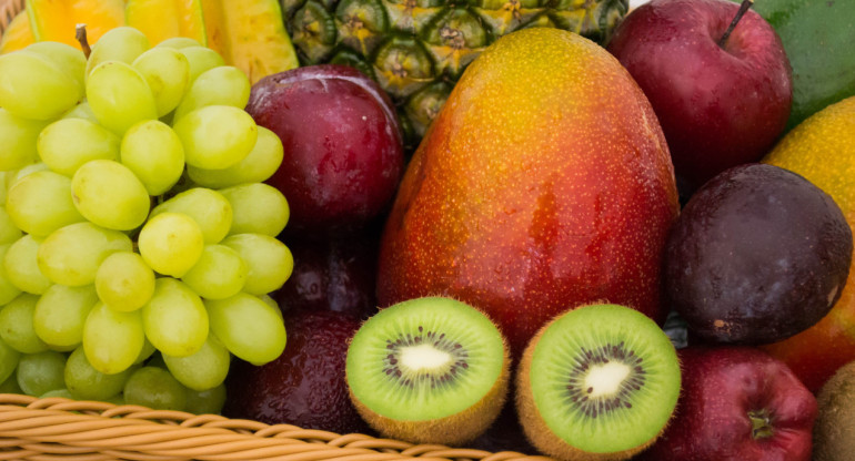 Frutas, fibra, dieta saludables. Foto: Unsplash