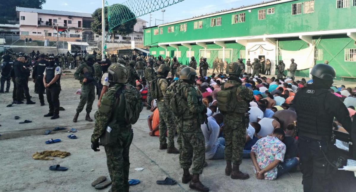 Fuerzas de seguridad de Ecuador. Foto: EFE