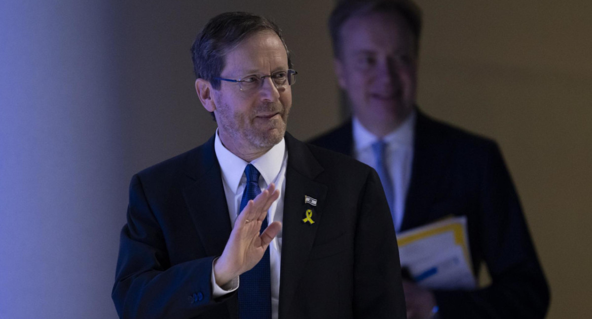 Isaac Herzog, presidente de Israel. Foto: EFE.