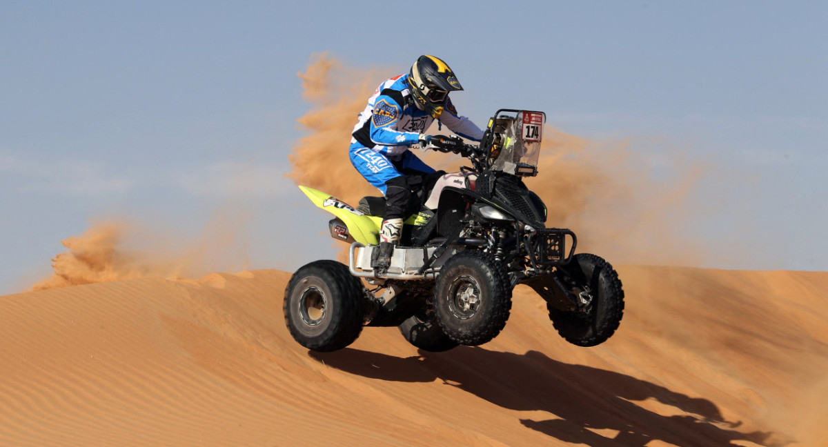 Manuel Andujar en el Rally Dakar 2024. Foto: REUTERS.