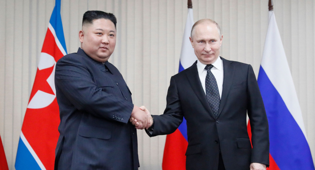 Vladimir Putin y Kim Jong-un. Foto: NA