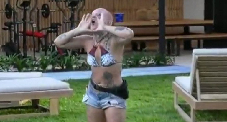 Furia recibió un grito desde el exterior. Foto: captura Telefe.