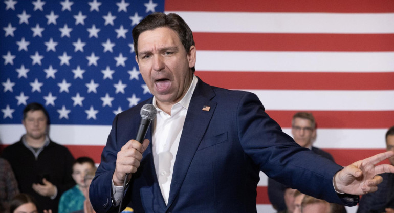 Ron DeSantis, gobernador de Florida. Foto: EFE