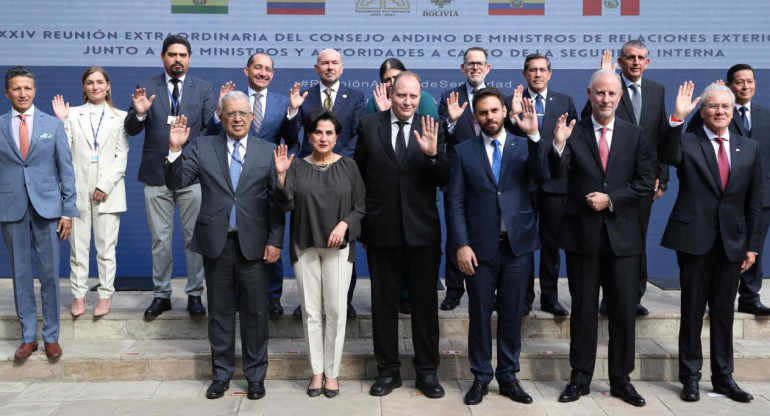 Países de la Comunidad Andina se reúnen para buscar acuerdos contra el crimen organizado. Foto: EFE