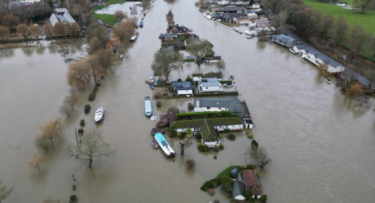 Tormenta Isha, Reino Unido. Foto: Reuters