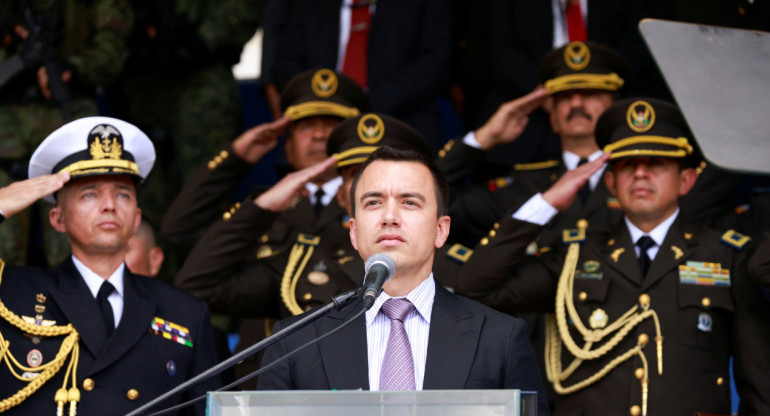 Daniel Noboa, presidente de Ecuador. Foto: Reuters