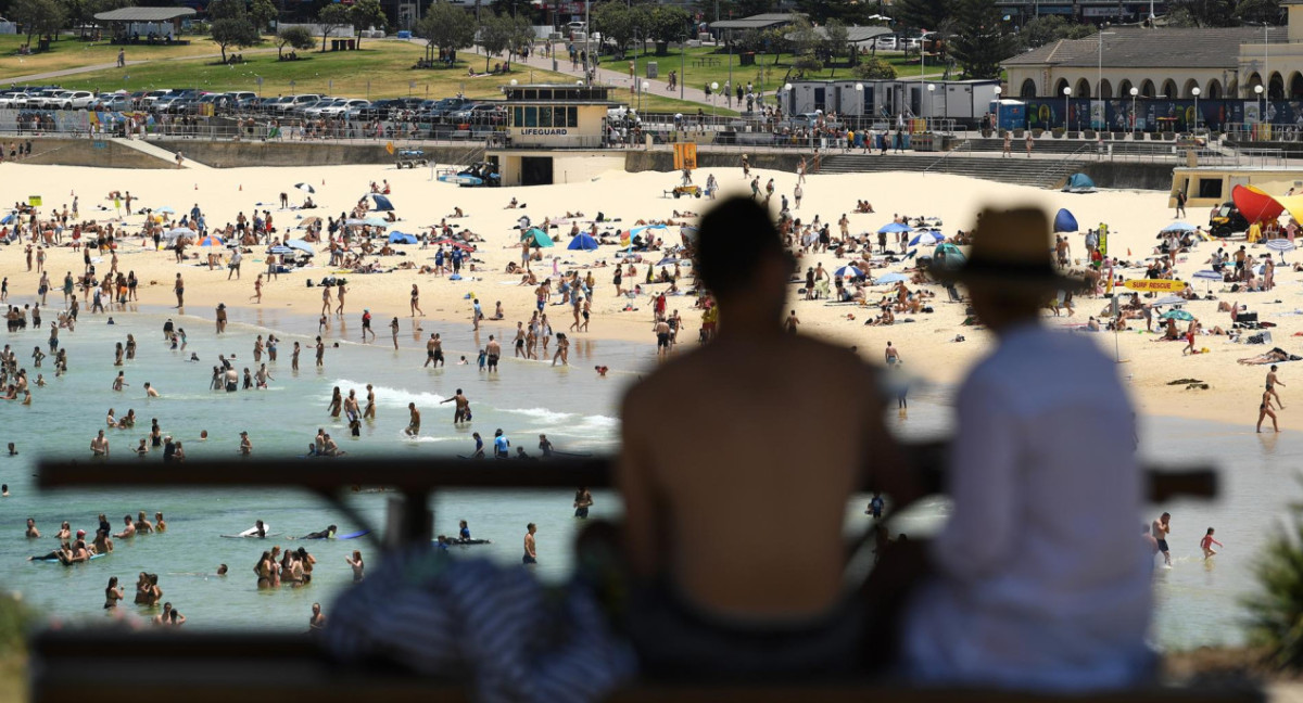 Ola de calor en Australia. Foto: EFE.