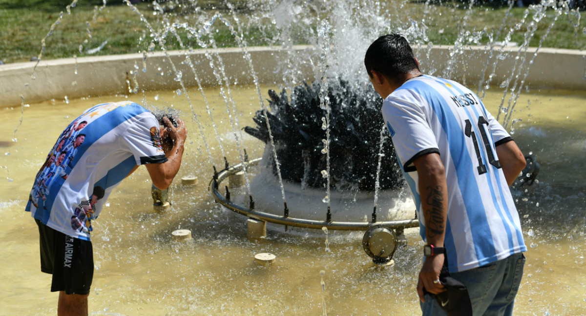 Calor extremo en Argentina. Foto: NA.