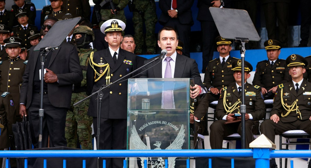 Daniel Noboa, presidente de Ecuador. Foto: Reuters.