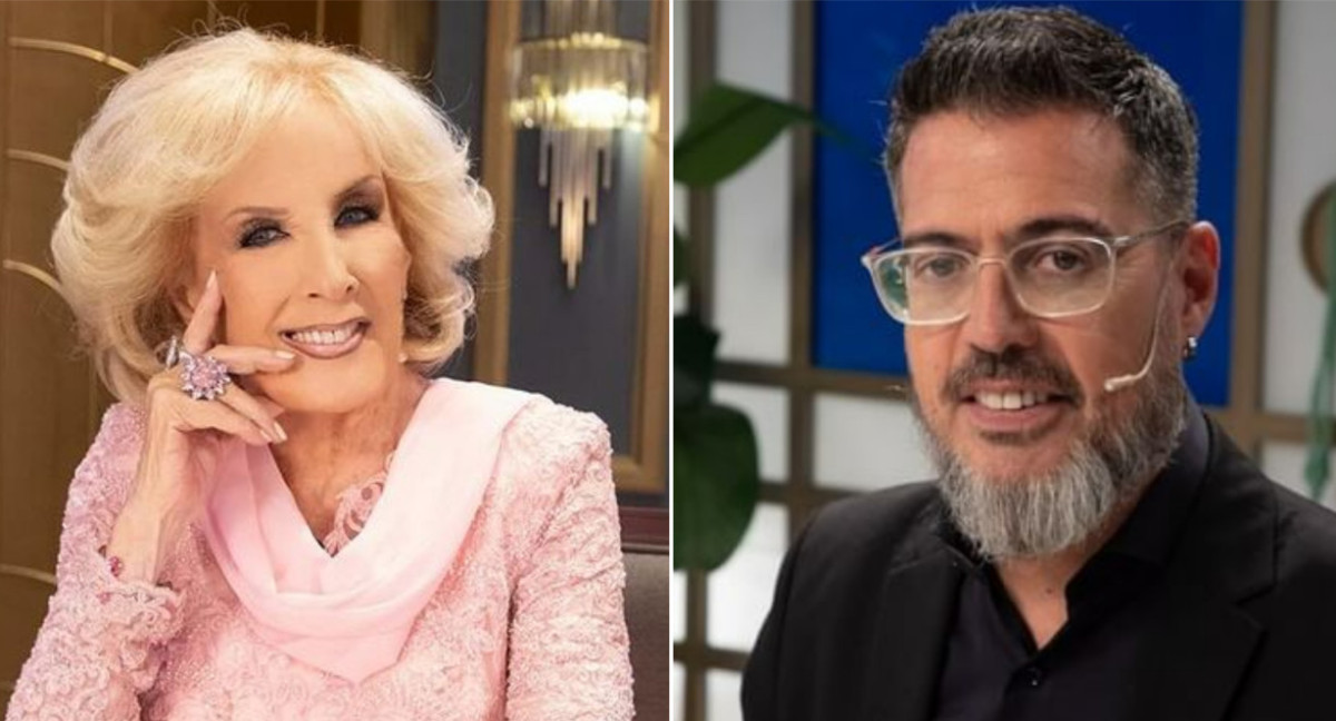 Mirtha Legrand y Rolando Barbano. Fotos: Instagram/mirthalegrand