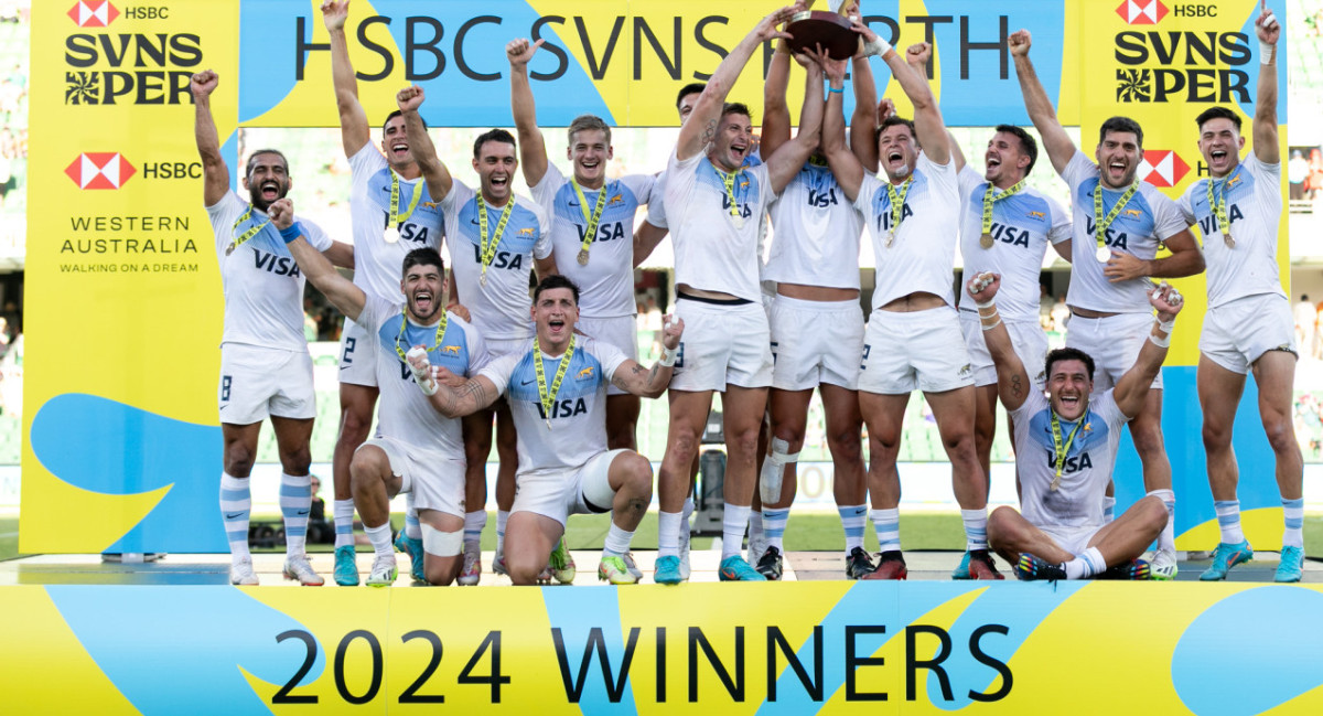 Los Pumas 7s campeones. Foto: X/lospumas7arg