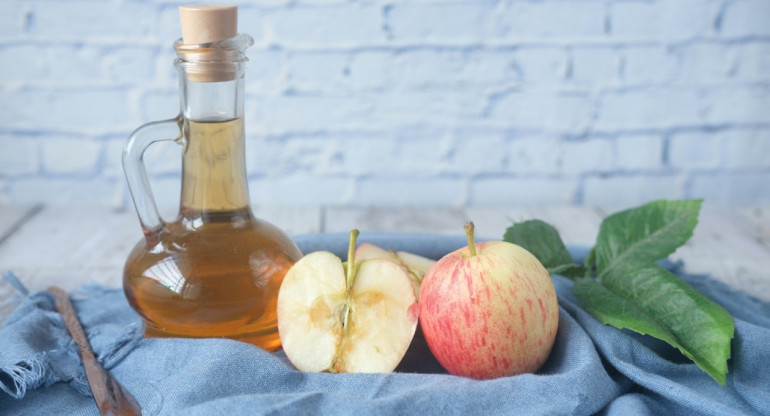 Vinagre de manzana. Foto: Unsplash.