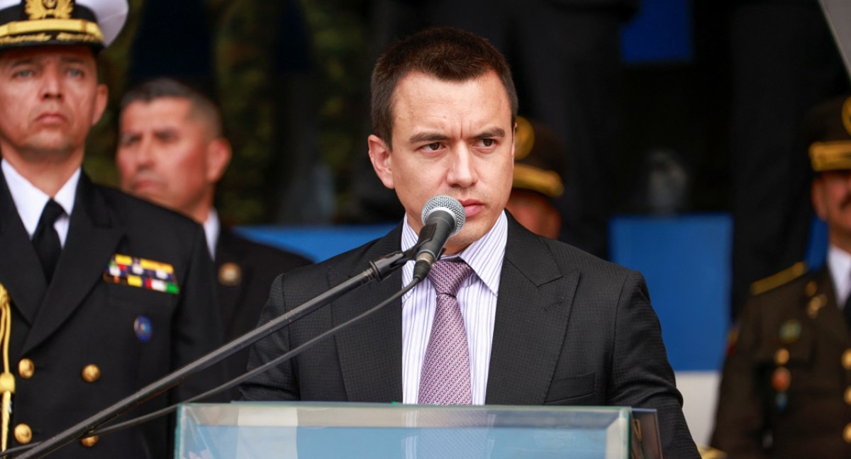 Daniel Noboa, presidente de Ecuador. Foto: Reuters.