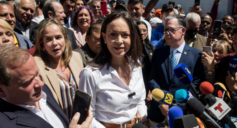 María Corina Machado; Venezuela. Foto: EFE.