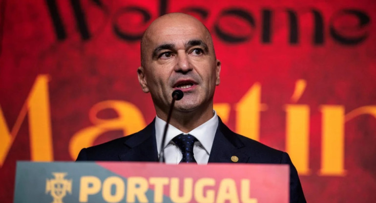 Roberto Martínez, técnico de la Selección de Portugal. Foto: NA.