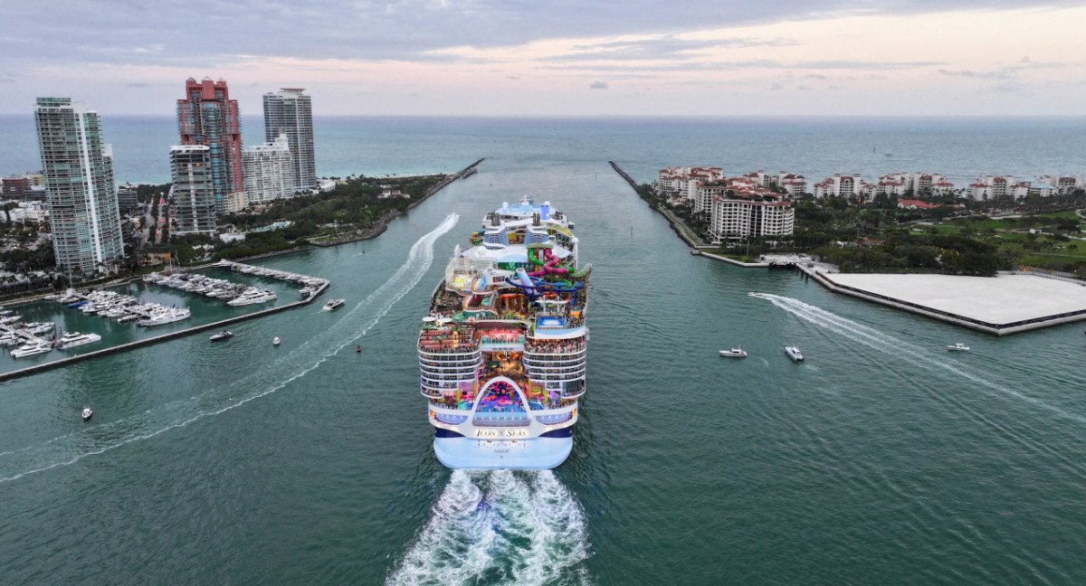 Royal Caribbean's Icon of the Seas. Foto Reuters.