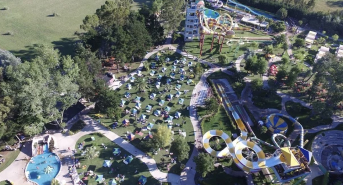 Camping El Griego, Mar del Plata. Foto NA.